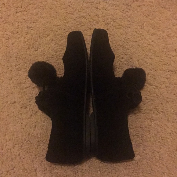 New price ❤️❤️NWOT black shoes with ball ties - Picture 5 of 6